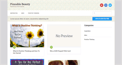 Desktop Screenshot of pinnablebeauty.com